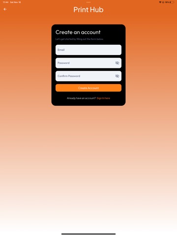 Print-Hub iPad screenshot