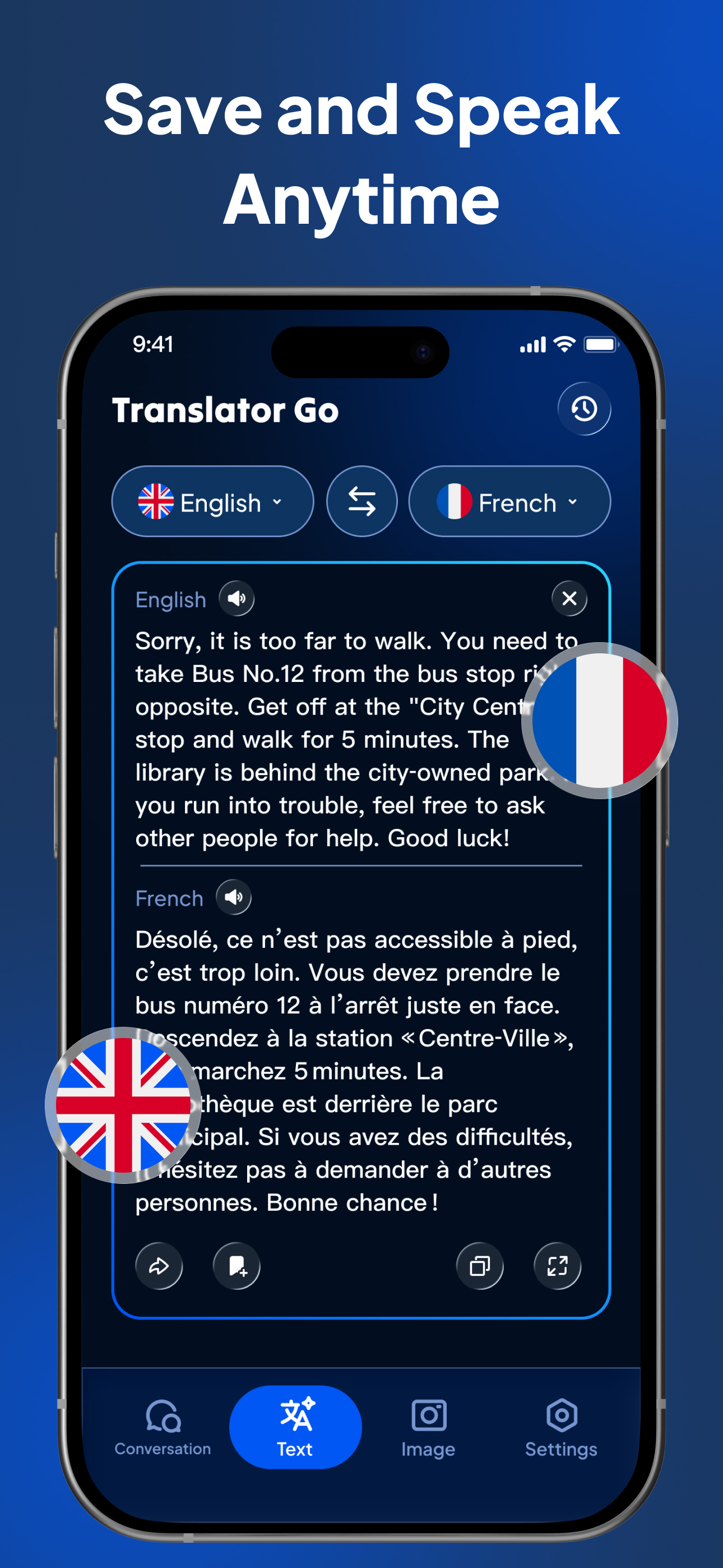 Translator Go: AI Translation screenshot 4