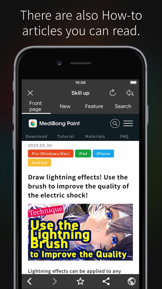 #7. MediBang Paint for iPhone (iOS) By: MediBang inc.