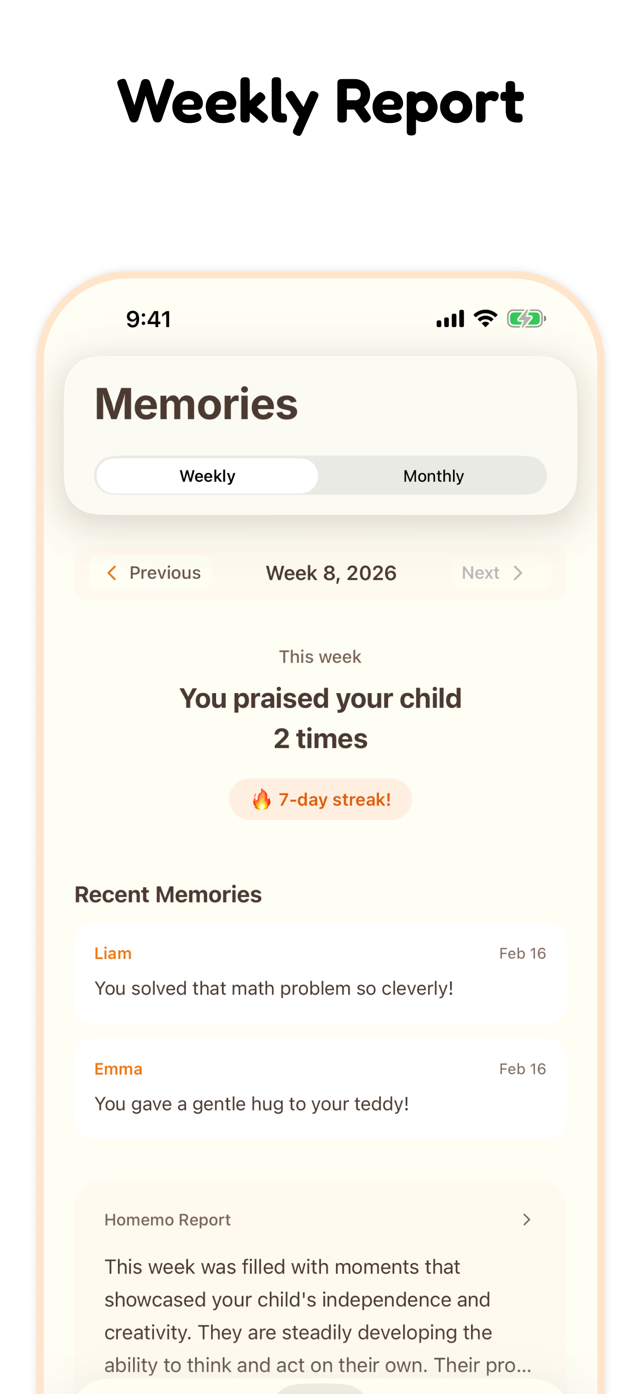 Kids Growth Journal Homemo