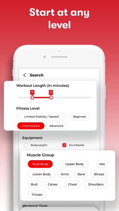 HASfit: Home Workout Programs Screenshot