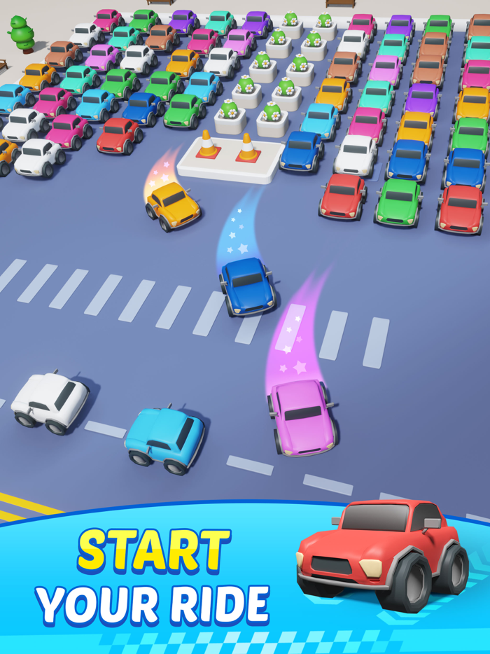 Triple Car Jam 3D Car parking