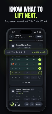 Fortium: Workout Log & Tracker screenshot 2