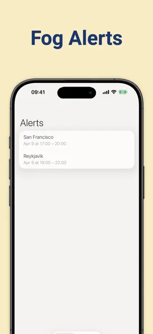 Misty — Fog Forecasts screenshot 1