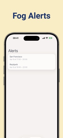 Misty — Fog Forecasts screenshot