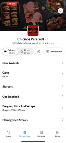 Chicinos Peri Grill. Screenshot 2 of 4