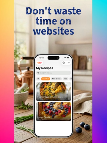 Clear Cuisine: Recipe Keeper
