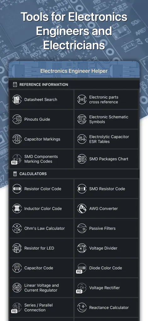 Electronics Engineer Helper - Productivity App | MWM