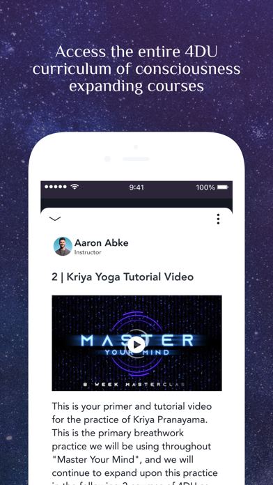 4D University iPhone screenshot 2 - Education app