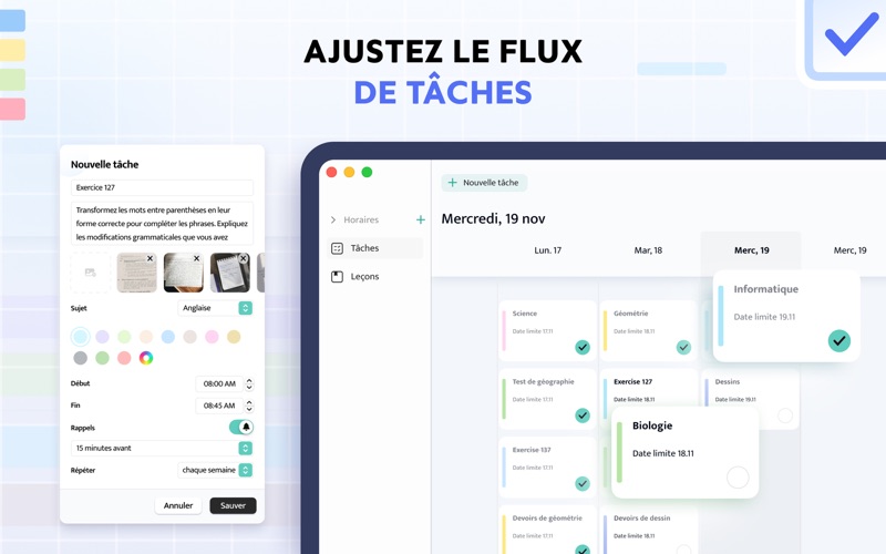 Screenshot #3 pour Agenda Сréatif Pour Etudiant