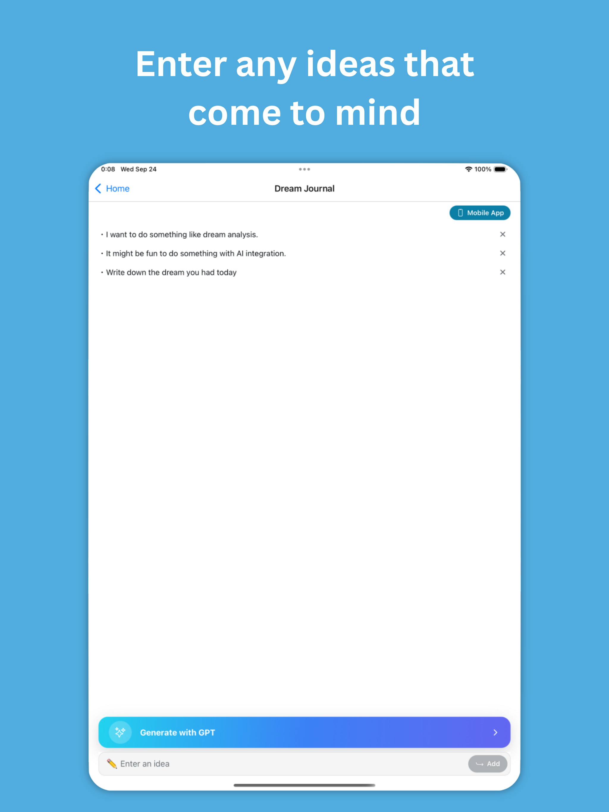 Idea Memo Spark