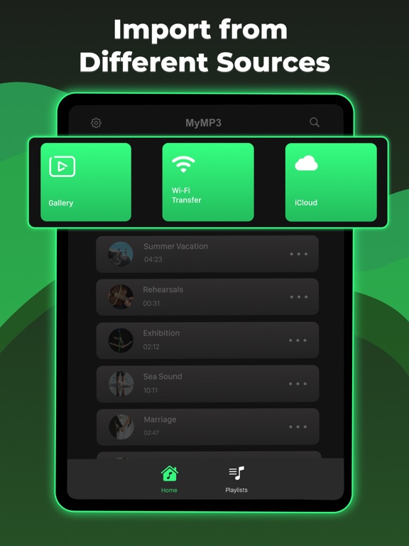 MyMP3 Convert Videos to MP3 iPad screenshot 8 - Music app