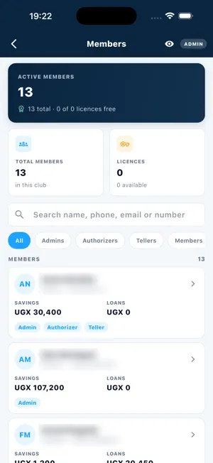 iSnow SACCO screenshot 2