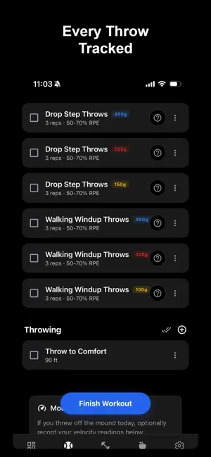Veloforge: Baseball Training screenshot 4