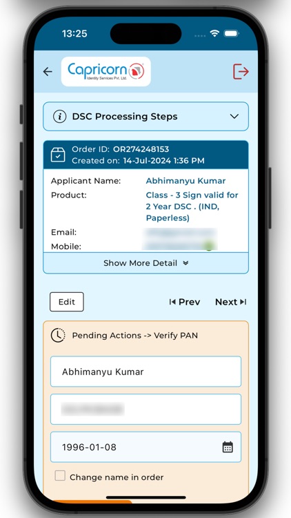 Capricorn Customer Application screenshot-7