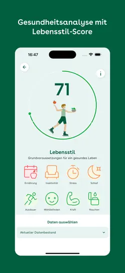 Screenshot von AOK AtWork auf dem iPhone 2