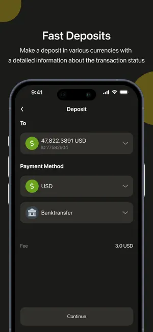 QuoMarkets iPhone screenshot 2