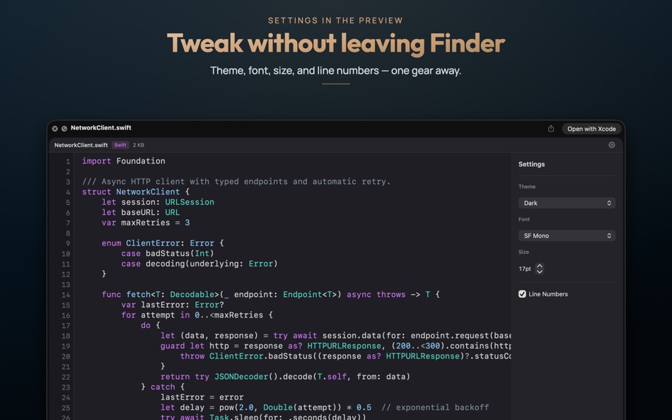 #5. Syntax Look (macOS) Ved: Tent Studios