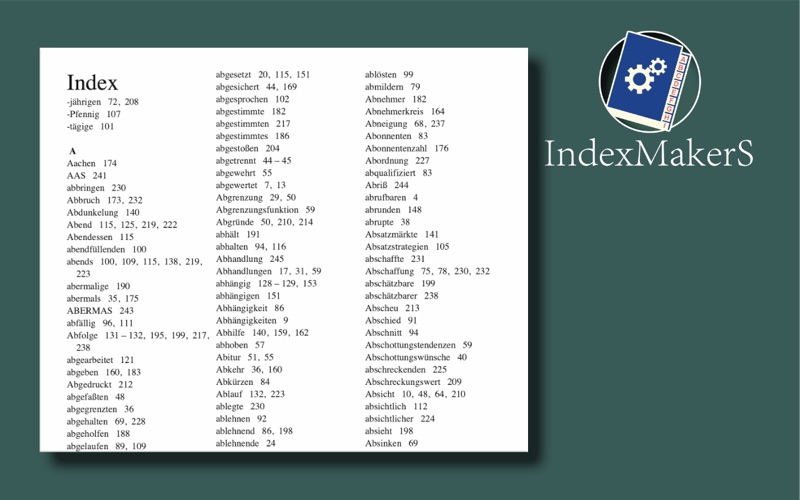 Screenshot #1 pour IndexMakerS