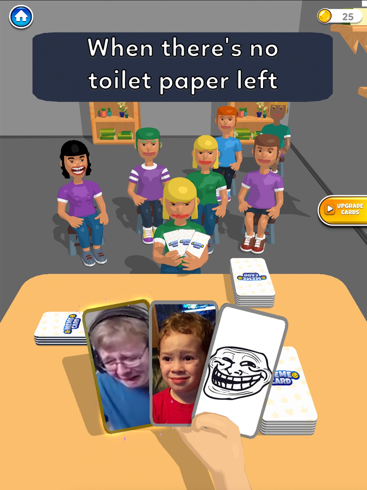 Meme Challenge-Funny Card Game ipad screenshot 1