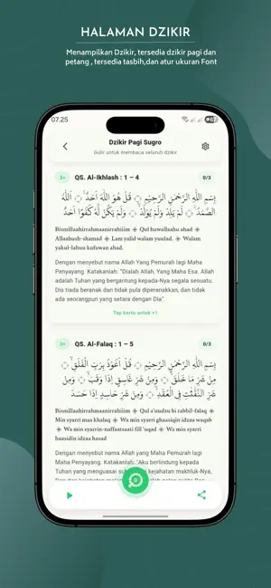 Al Matsurat Dzikir Pagi Petang iPhone screenshot 2