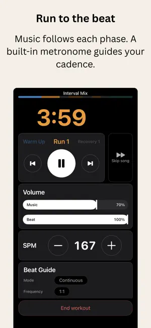 Namio Run: Music & Metronome screenshot 1