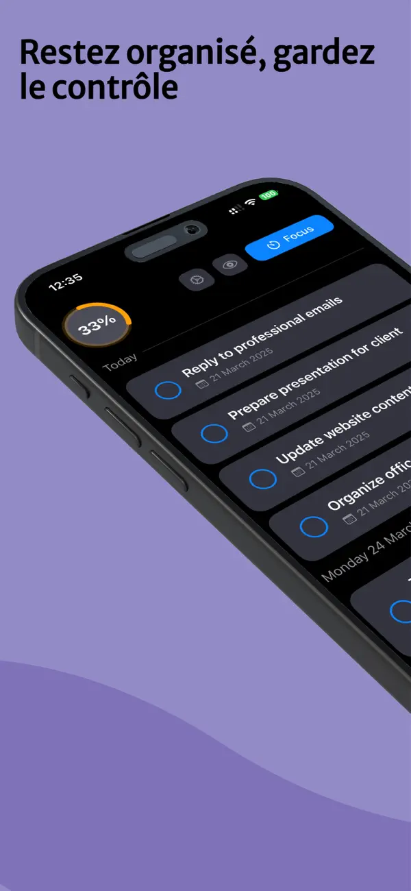 Screenshot #1 pour SimplyTask: To-Do & Reminder