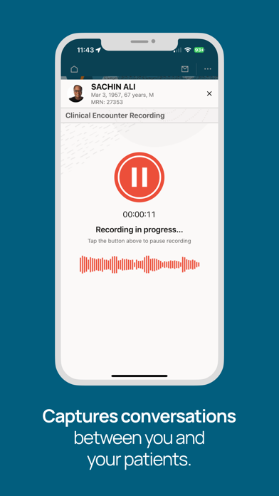 Clinical Digital Assistant Screenshot