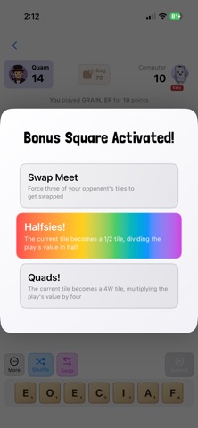 Tile & Error: Words and Chaos iPhone screenshot