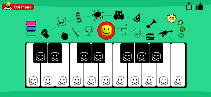 Oof Piano for Roblox