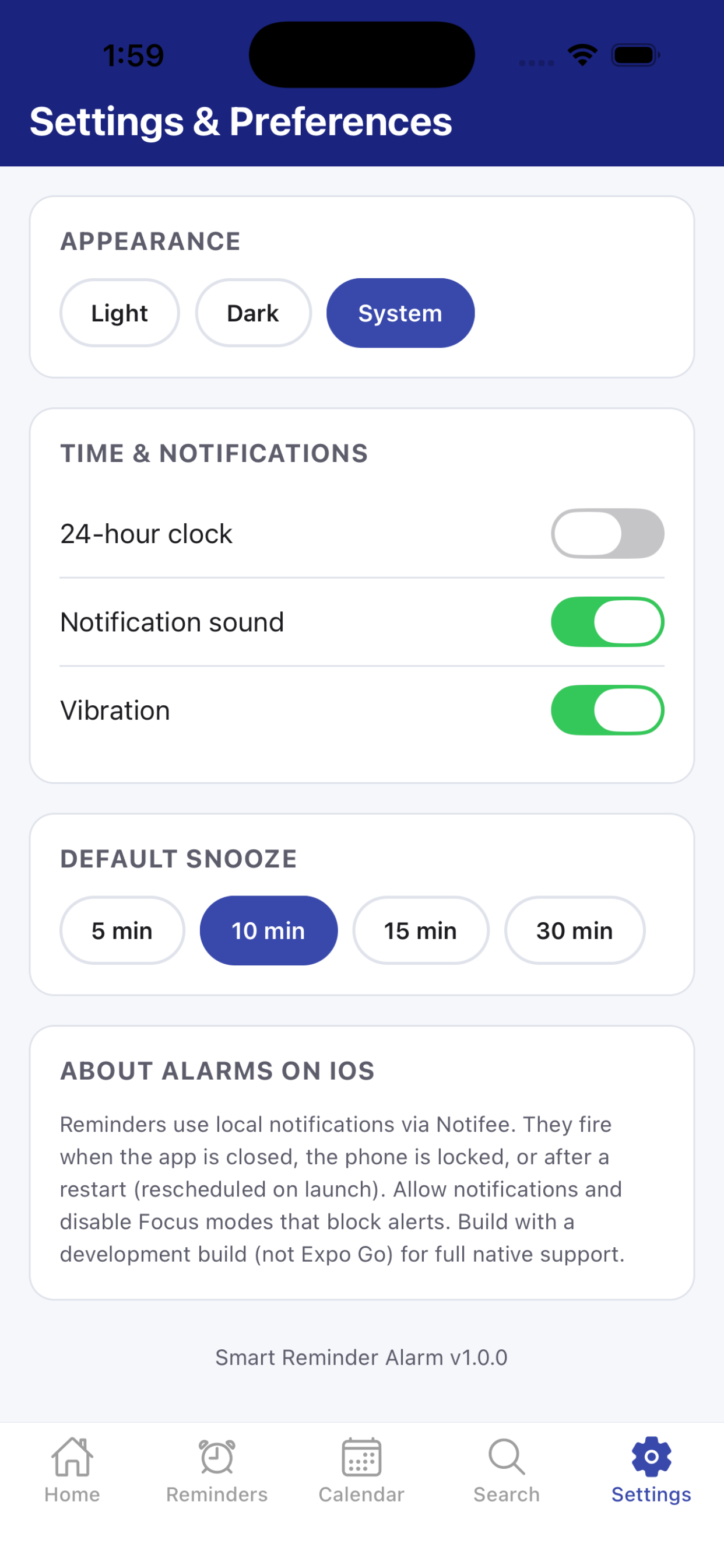 Smart Reminder Alarm