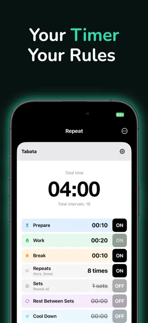 Timer for Workouts - Repeat screenshot 1