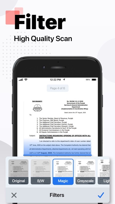 PDF Scanner・Doc Scanner App Screenshot