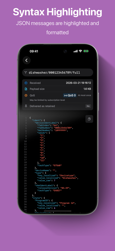 MQTTAnalyzer screenshot 7