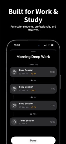 focus timer & tracker - foku. screenshot