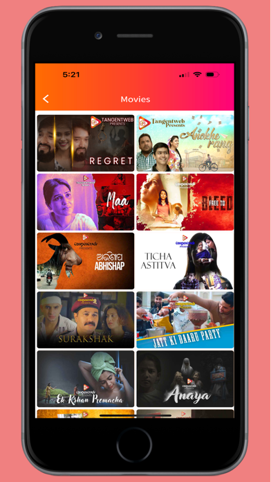 Tangent OTT- Movies and Series Screenshot