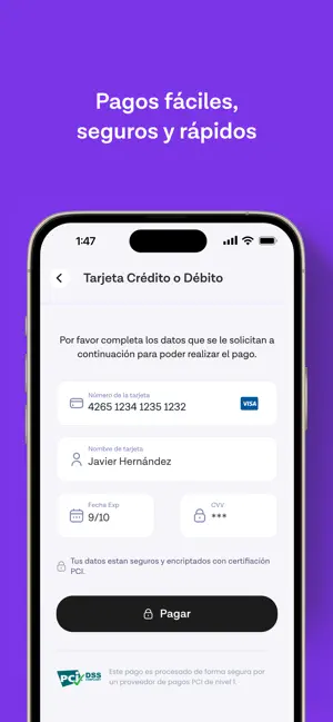 Cometa Familias iPhone screenshot 2