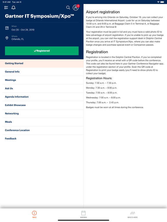 Screenshot #4 pour Gartner Conference Navigator