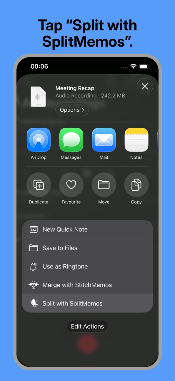 iPhone screenshot
