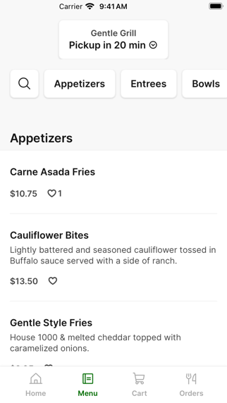 Gentle Grill iPhone screenshot 2 - Food & Drink app