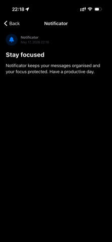 My Notificator screenshot