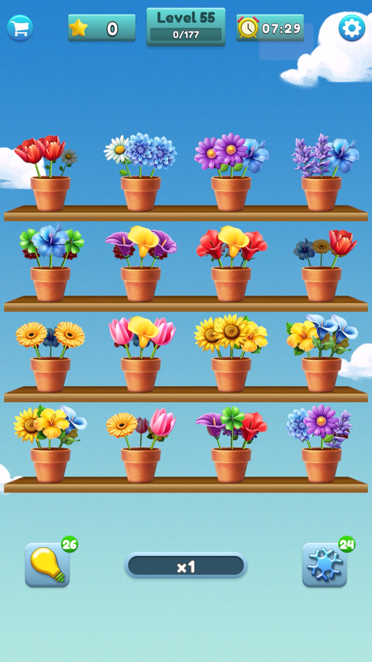 #1. Flower Matching Game (iOS) Podle: Bao Nguyen