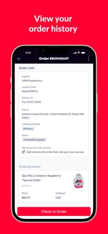 URM Foodservice screenshot