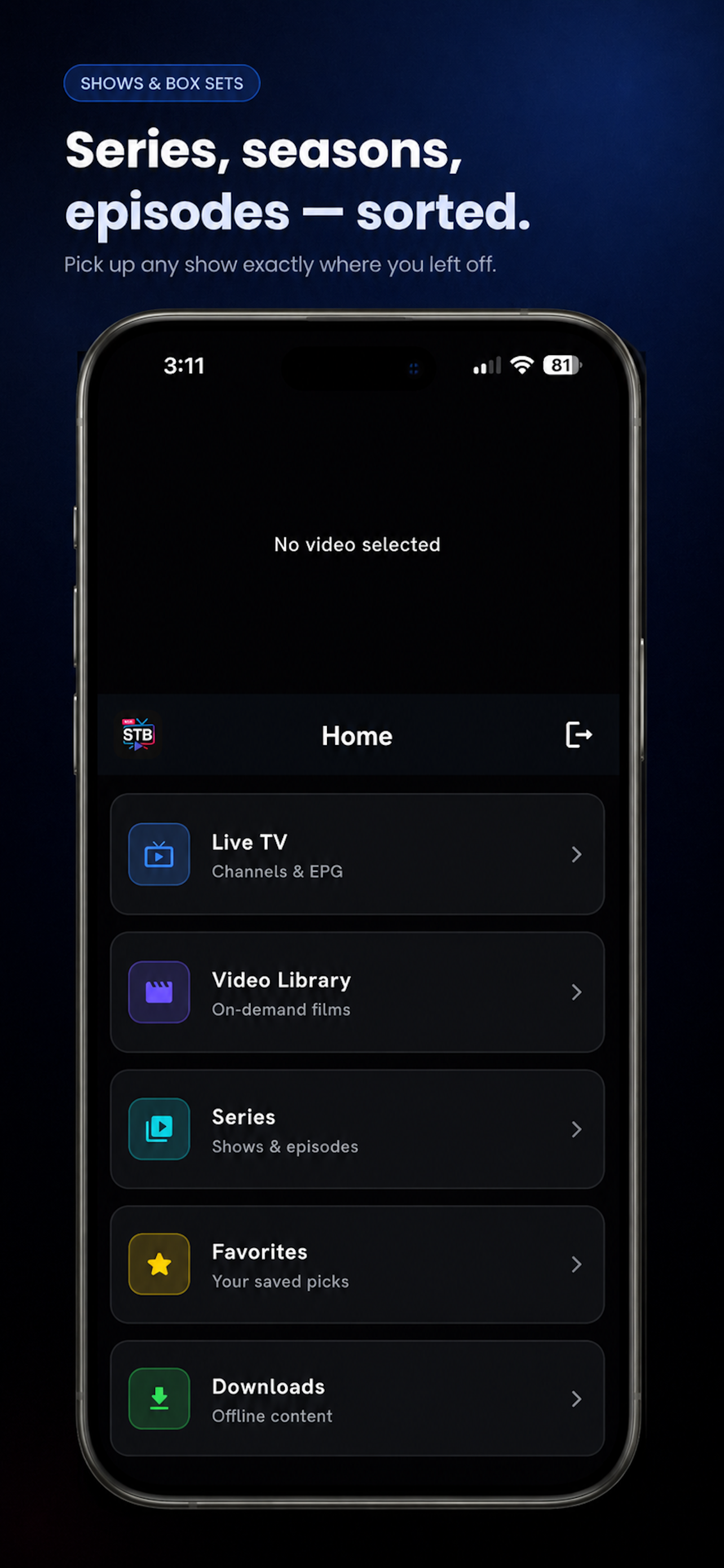 Pocket STB - IPTV Player screenshot 4