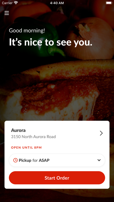Amato's Pizza Aurora iPhone screenshot 2 - Food & Drink app