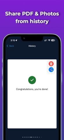 Scan Docs: Photos to/from pdf iPhone screenshot
