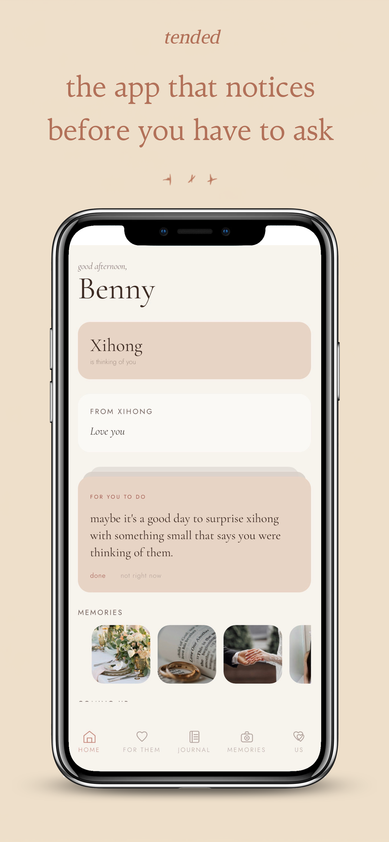tended: Couples app & Memories screenshot 6