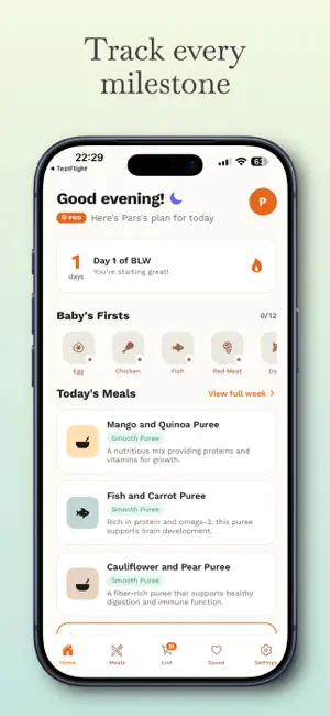FirstBite: BLW Meal Planner screenshot 3