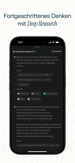‎Perplexity - Fragen Sie etwas Screenshot