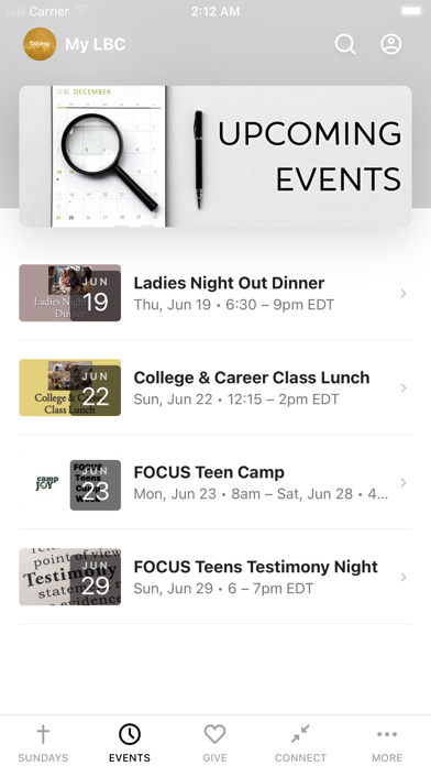 Liberty Baptist Church - IN Screenshot